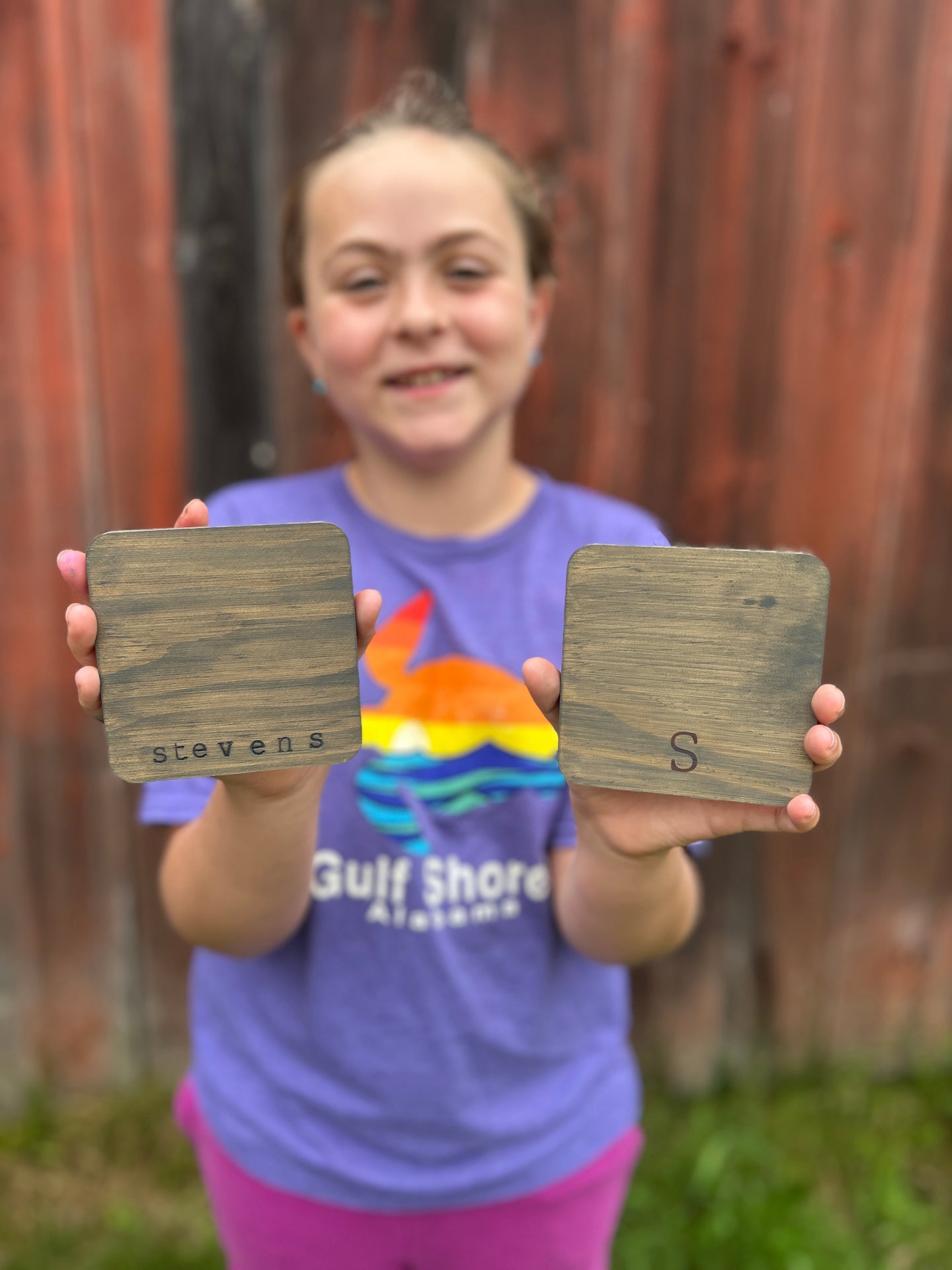 Wood Burned Coasters
